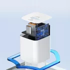 Wozinsky Hálózati Töltő 20W - USB-C + USB-A - Fehér