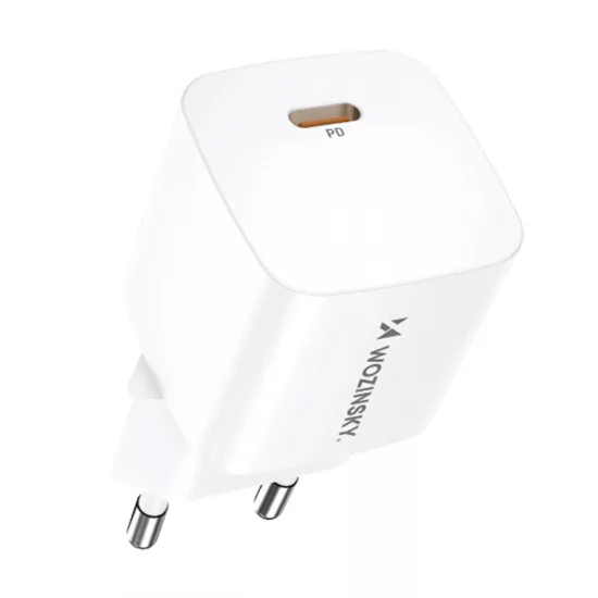 Wozinsky Hálózati Töltő 20W - USB-C - Fehér