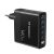 Wozinsky GaN Hálózati Töltő 140W - 3x USB-C + 2x USB-A - Fekete
