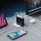 Wozinsky GaN Hálózati Töltő 140W - 3x USB-C + 2x USB-A - Fekete