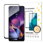 Motorola Moto G54 Kijelzővédő Üvegfólia - Wozinsky Full Glue Tempered Glass - Fekete