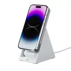 Choetech T600 3in1 Indukciós Töltőállomás 15W - Fehér