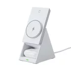 Choetech T600 3in1 Indukciós Töltőállomás 15W - Fehér