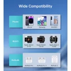 Choetech T600 3in1 Indukciós Töltőállomás 15W - Fehér