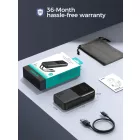 Joyroom JR-PBC07 Power Bank 20000mAh 30W - USB-C és Lightning Kábel - Lila