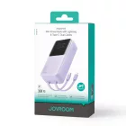 Joyroom JR-PBC07 Power Bank 20000mAh 30W - USB-C és Lightning Kábel - Lila