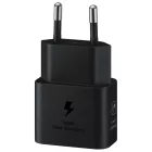 Samsung Hálózati Töltő GaN 25W - USB-C + C-C Kábel - Fekete