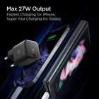 Spigen PE2103 ArcStation Hálózati Töltő 27W - USB-C - Fekete