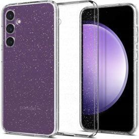   Samsung Galaxy S23 FE Tok - Spigen Liquid Crystal Glitter - Átlátszó-Ezüst