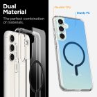 Samsung Galaxy S23 FE Tok - Spigen Ultra Hybrid OneTap MagFit - Átlátszó-Fekete