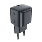 Acefast A77 Mini Hálózati Töltő GaN 30W - USB-C - Fekete