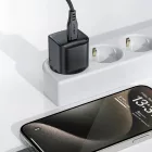 Acefast A77 Mini Hálózati Töltő GaN 30W - USB-C - Fekete
