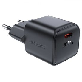 Acefast A73 Mini Hálózati Töltő GaN 20W - USB-C - Fekete Acefast A73 Mini Hálózati Töltő GaN 20W - USB-C - Fekete