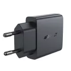 Acefast A69 Hálózati Töltő GaN PD 30W - USB-A + USB-C - Fekete