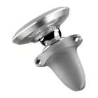 Baseus Air Vent Mágneses Autós Tartó - Szellőzőrácsba - Ezüst