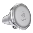 Baseus Air Vent Mágneses Autós Tartó - Szellőzőrácsba - Ezüst