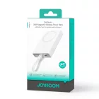 Joyroom JR-PBM01 Mágneses Power Bank - 10000mAh 20W + USB-C - Lightning Kábel - Fehér