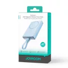 Joyroom JR-PBM01 Mágneses Power Bank - 10000mAh 20W + USB-C - Lightning Kábel - Kék