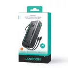 Joyroom JR-L018 Power Bank 20000mAh 22.5W - Beépített USB-C és Lightning Kábel - Fekete