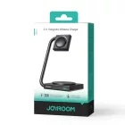 Joyroom JR-WQN05 15W MagSafe/Qi Összecsukható Induktív Töltő - Fekete