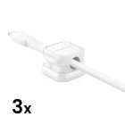 Joyroom Mágneses Kábelrendező x 3 db - Fehér