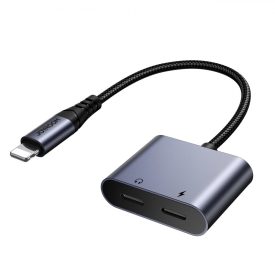 Joyroom Lightning - 2x Lightning DAC Adapter - Fekete Joyroom Lightning - 2x Lightning DAC Adapter - Fekete