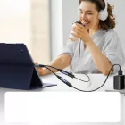 Joyroom USB-C - 2x USB-C DAC Adapter - Fekete