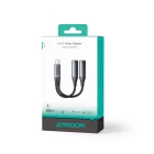 Joyroom USB-C - 2x USB-C DAC Adapter - Fekete
