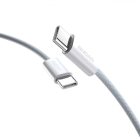 Dudao USB-C - USB-C Kábel - 2m 30W PD - Világoskék