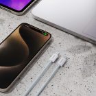 Dudao USB-C - USB-C Kábel - 2m 30W PD - Világoskék