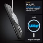 iPhone 15 Pro Max Tok - Spigen Enzo Aramid MagFit - Fekete