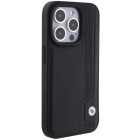 iPhone 15 Pro Tok - BMW Leather Blue Dots - Fekete