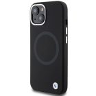 iPhone 15 Plus Tok - BMW Signature Liquid Silicone MagSafe - Fekete