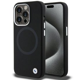 iPhone 15 Pro Max Tok - BMW Signature Liquid Silicone MagSafe - Fekete   iPhone 15 Pro Max Tok - BMW Signature Liquid Silicone MagSafe - Fekete