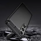 Samsung Galaxy S24+ Plus Tok - Carbon Case - Fekete