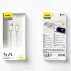 Dudao USB-A - USB-C Kábel - 1m 5A - Bézs