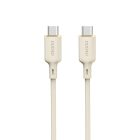 Dudao USB-C - USB-C Kábel - 1m 100W - Bézs