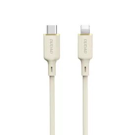 Dudao USB-C - Lightning Kábel - 1m 30W - Bézs