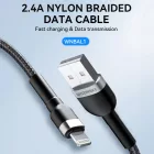 Wozinsky USB-A - Lightning Kábel - 1m 2.4A - Fekete