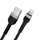 Wozinsky USB-A - Lightning Kábel - 2m 2.4A - Fekete
