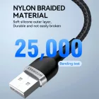 Wozinsky USB-A - Lightning Kábel - 2m 2.4A - Fekete