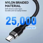 Wozinsky USB-A - USB-C Kábel - 1m 2.4A - Fekete