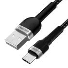 Wozinsky USB-A - USB-C Kábel - 2m 2.4A - Fekete