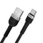 Wozinsky USB-A - USB-C Kábel - 2m 2.4A - Fekete