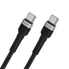 Wozinsky USB-C - USB-C Kábel - 1m 65W PD - Fekete