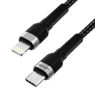 Wozinsky USB-C - Lightning Kábel - 1m 30W - Fekete