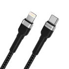 Wozinsky USB-C - Lightning Kábel - 1m 30W - Fekete