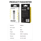 Wozinsky USB-C - Lightning Kábel - 1m 30W - Fekete