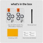 iPhone 14 Pro / 14 Pro Max / 15 Pro / 15 Pro Max / 16 Pro / 16 Pro Max Lencsevédő - Spigen Glas.tR EZ Fit Optik Pro - Kék-Titán x 2 db