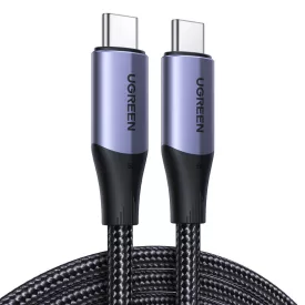   Ugreen US355 USB-C - USB-C Kábel 3.1 Gen 2 - 1m 5A 100W - Fekete